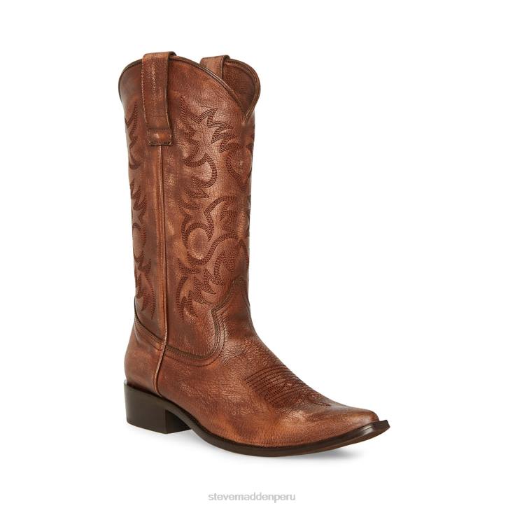 Steve Madden calzado hombres reyy 4DZJ936 cuero marrón