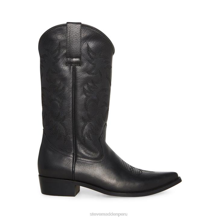 Steve Madden calzado hombres reyy 4DZJ943 cuero negro