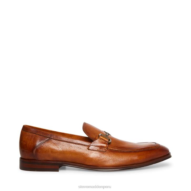 Steve Madden calzado hombres aahron 4DZJ983 cuero marrón