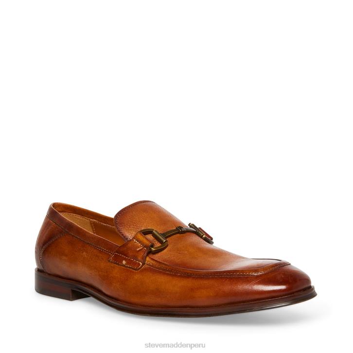 Steve Madden calzado hombres aahron 4DZJ983 cuero marrón