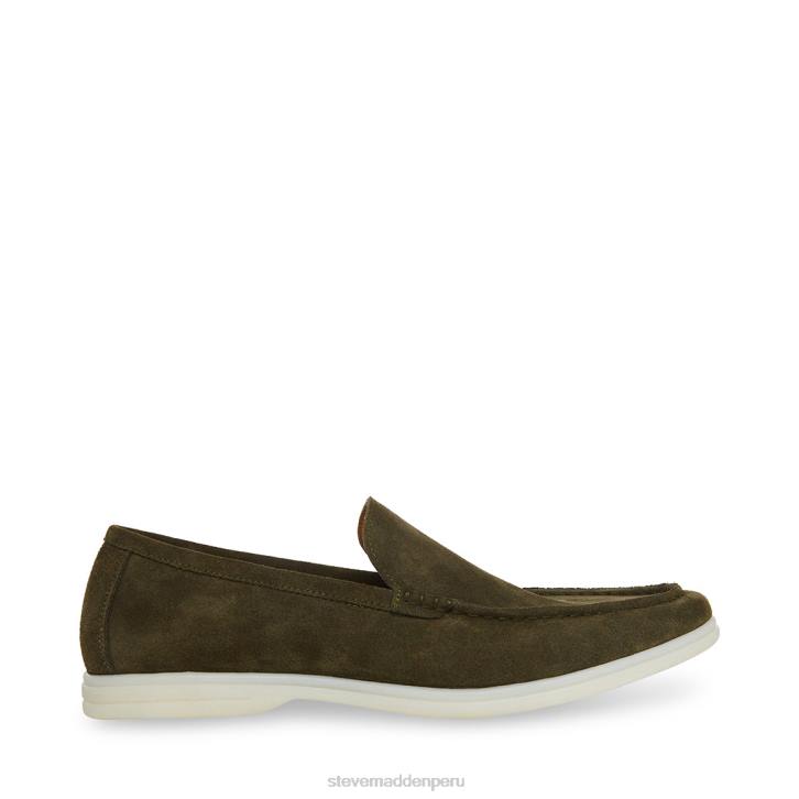 Steve Madden calzado hombres alondra 4DZJ1023 ante oliva