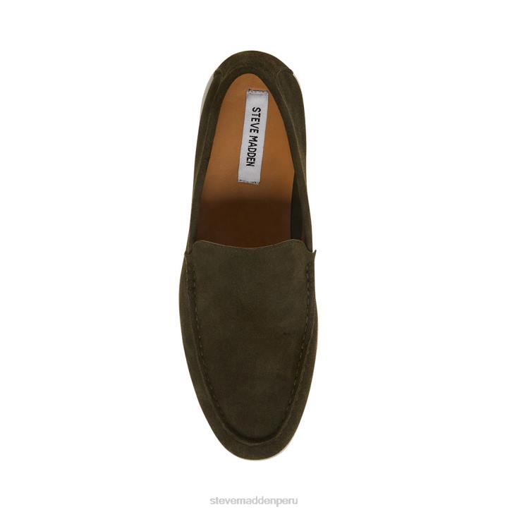 Steve Madden calzado hombres alondra 4DZJ1023 ante oliva