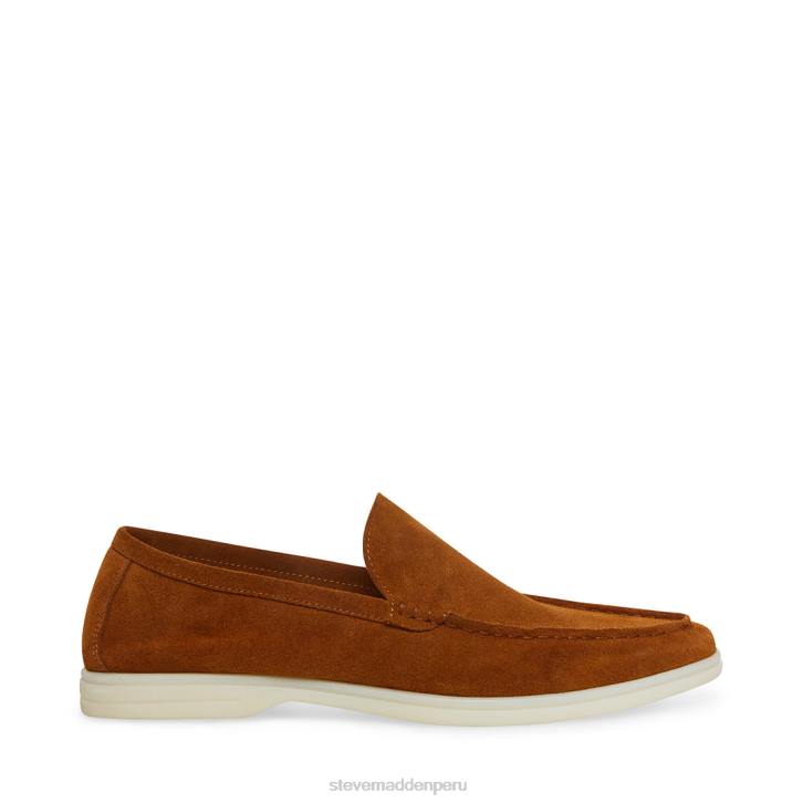 Steve Madden calzado hombres alondra 4DZJ994 gamuza coñac