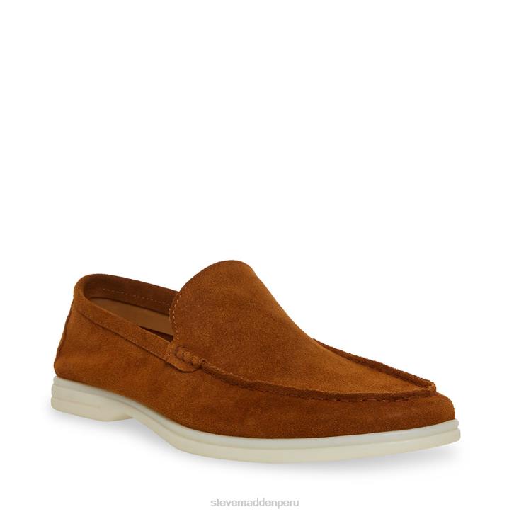 Steve Madden calzado hombres alondra 4DZJ994 gamuza coñac