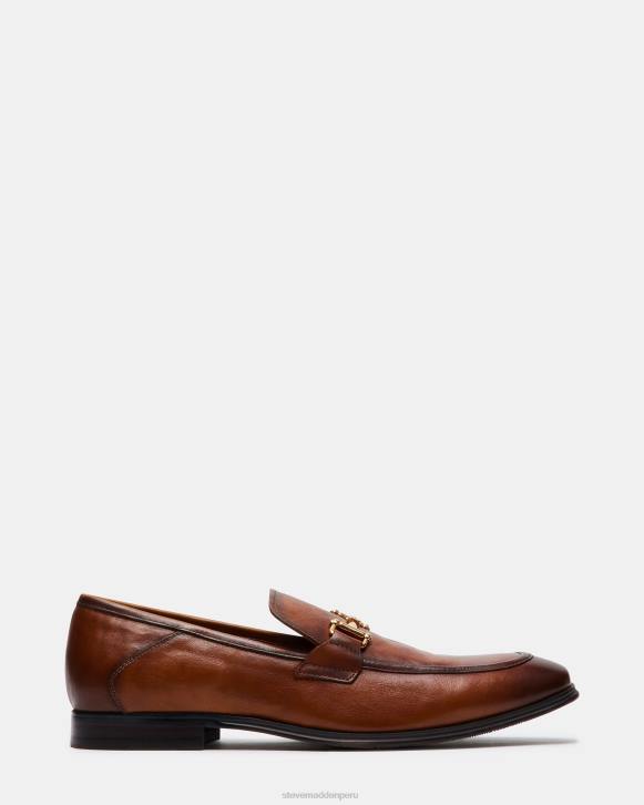 Steve Madden calzado hombres archee 4DZJ1011 cuero coñac