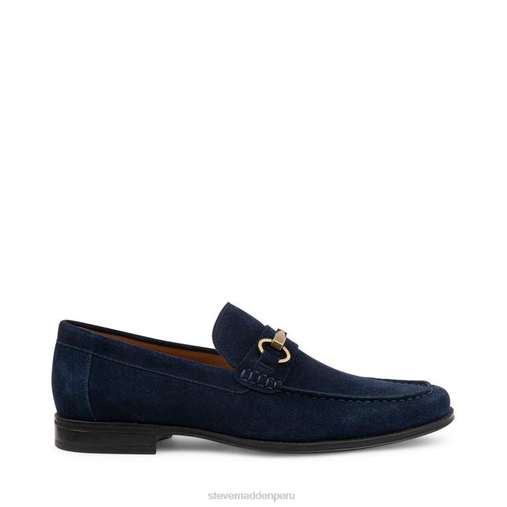 Steve Madden calzado hombres gaddis 4DZJ999 gamuza azul marino