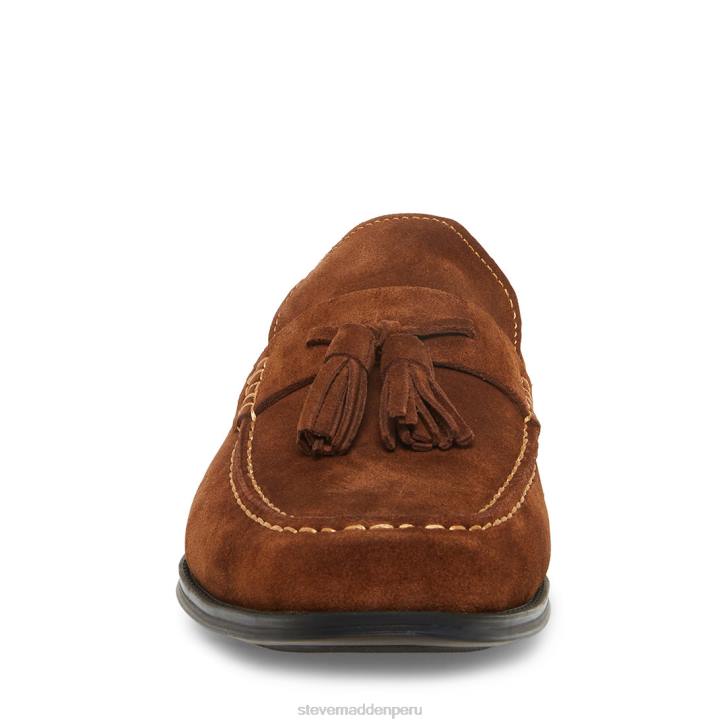 Steve Madden calzado hombres gollie 4DZJ1015 gamuza tabaco