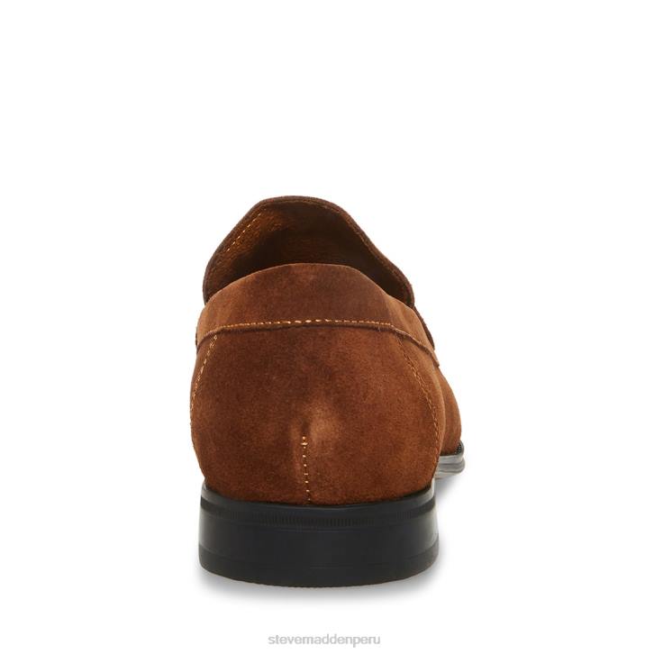 Steve Madden calzado hombres gollie 4DZJ1015 gamuza tabaco