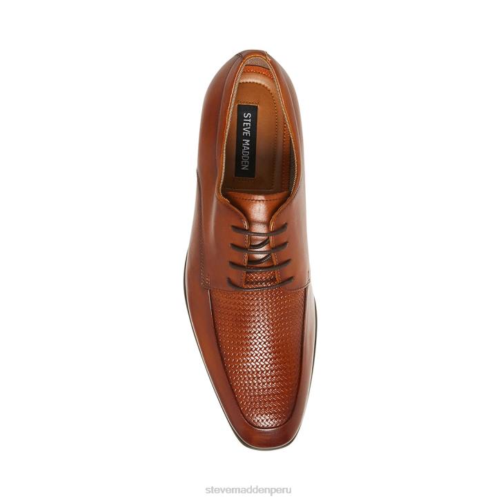 Steve Madden calzado hombres imala 4DZJ1038 cuero marrón