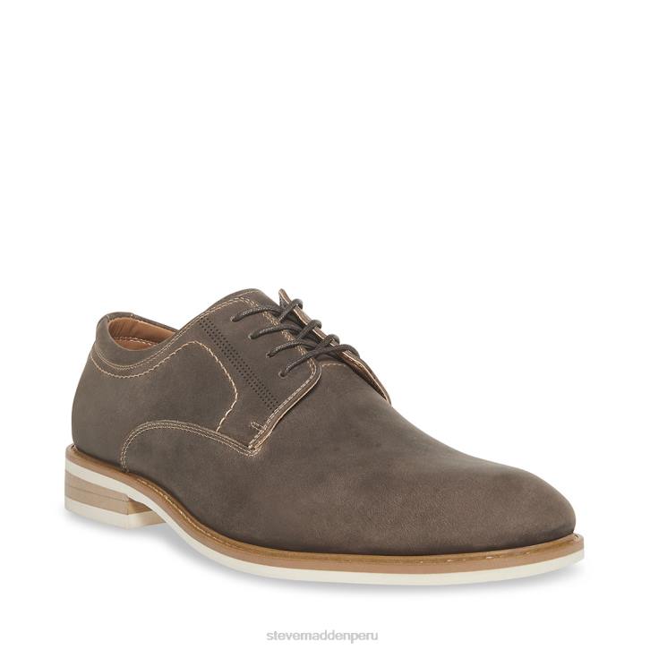 Steve Madden calzado hombres kación 4DZJ1024 cuero gris