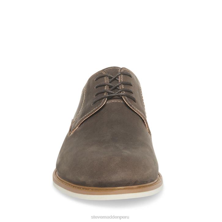 Steve Madden calzado hombres kación 4DZJ1024 cuero gris