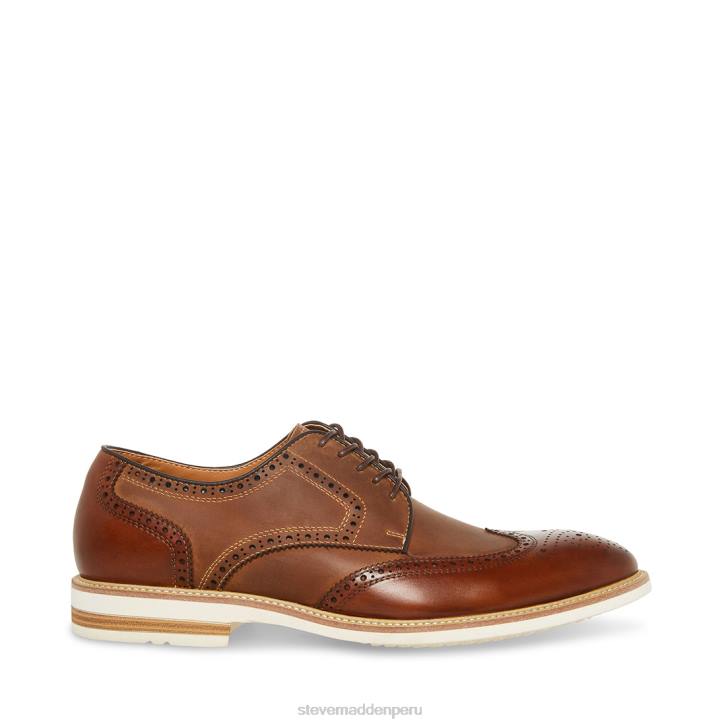 Steve Madden calzado hombres kadynn 4DZJ1035 cuero marrón