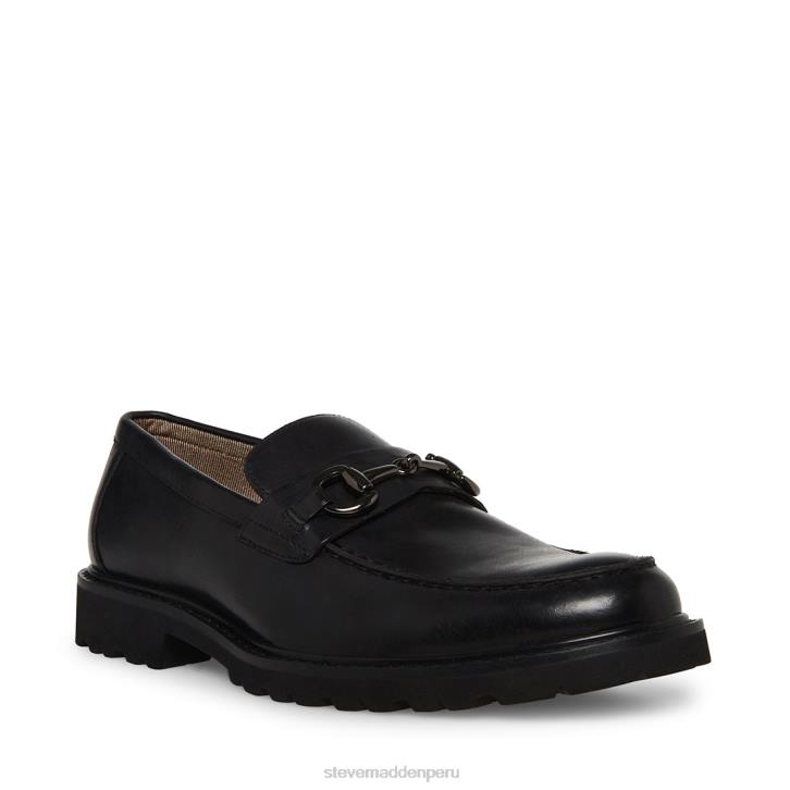 Steve Madden calzado hombres kyan 4DZJ996 cuero negro