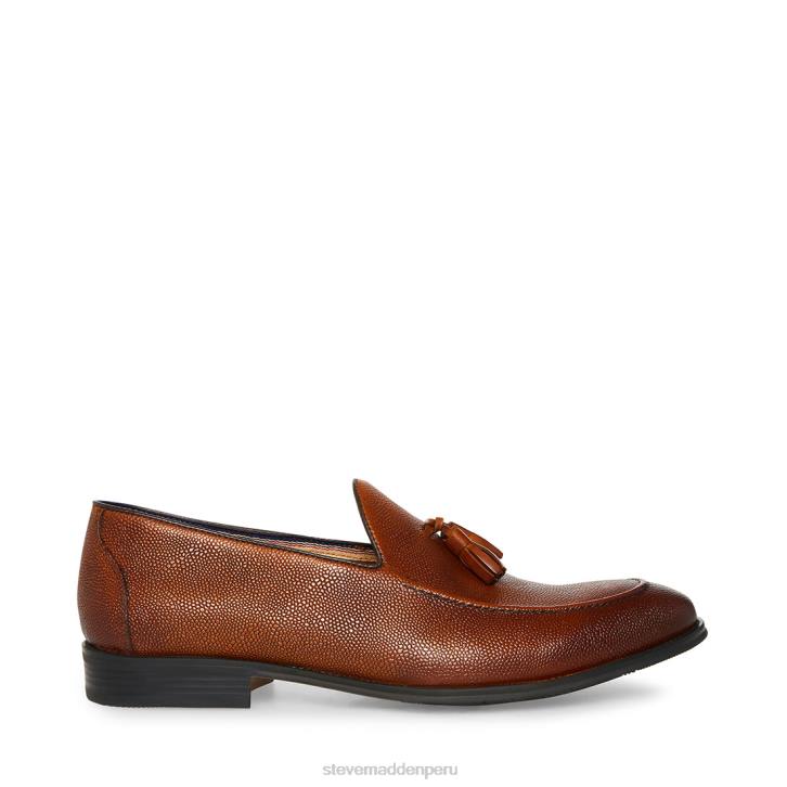 Steve Madden calzado hombres paen 4DZJ1018 cuero marrón