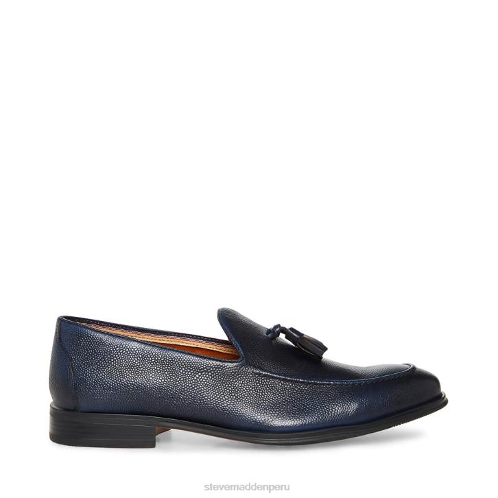 Steve Madden calzado hombres paen 4DZJ1020 cuero azul marino