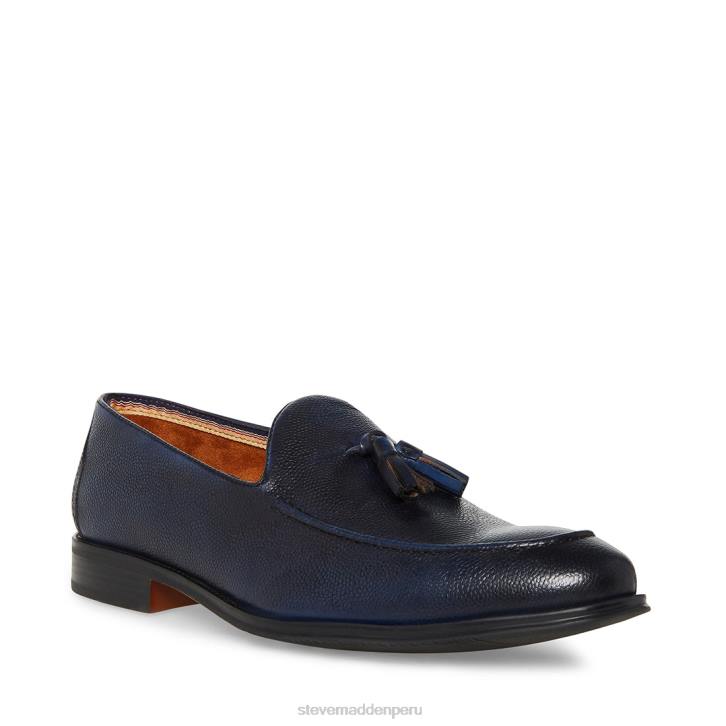 Steve Madden calzado hombres paen 4DZJ1020 cuero azul marino