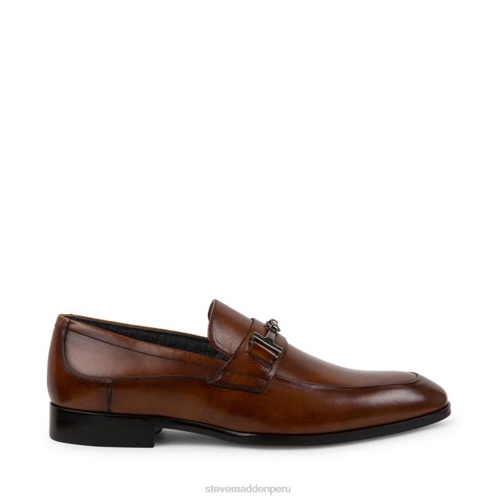 Steve Madden calzado hombres valón 4DZJ1040 cuero marrón