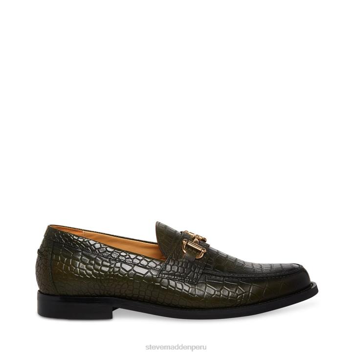 Steve Madden calzado hombres wallace 4DZJ1043 cocodrilo verde