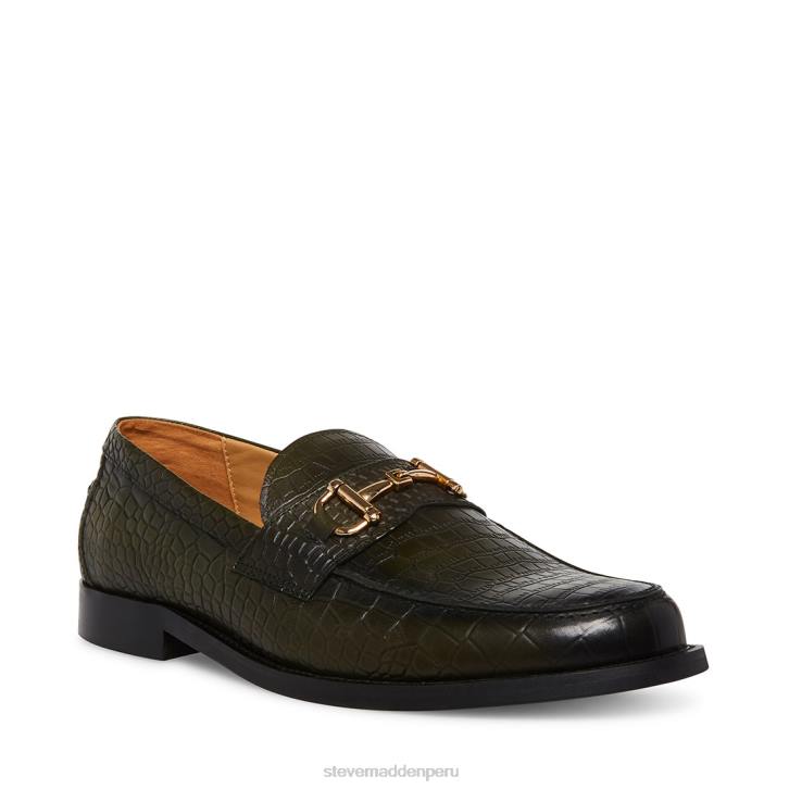 Steve Madden calzado hombres wallace 4DZJ1043 cocodrilo verde