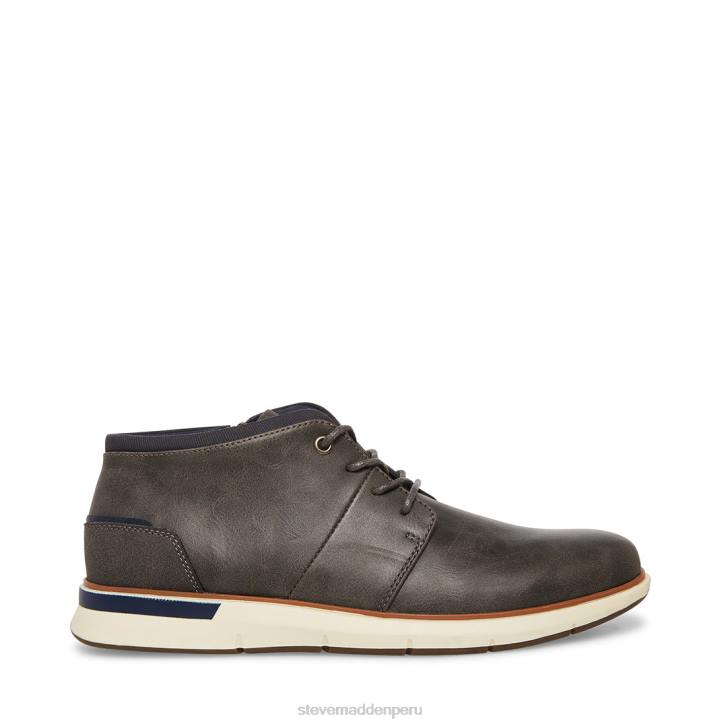 Steve Madden calzado hombres minero 4DZJ1075 gris oscuro