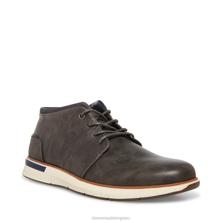 Steve Madden calzado hombres minero 4DZJ1075 gris oscuro