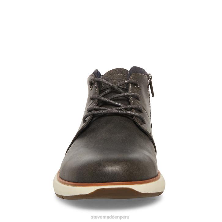 Steve Madden calzado hombres minero 4DZJ1075 gris oscuro