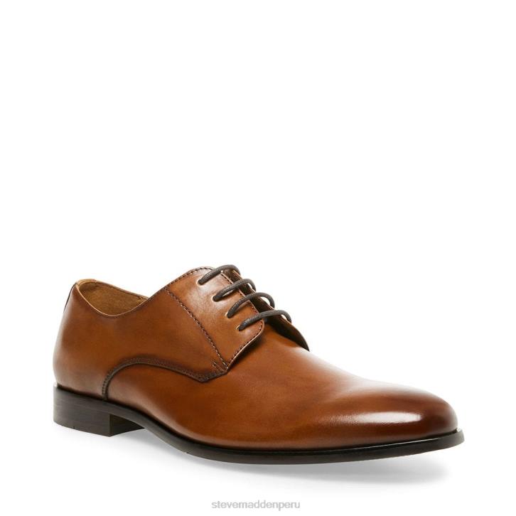 Steve Madden calzado hombres presa 4DZJ1045 cuero marrón