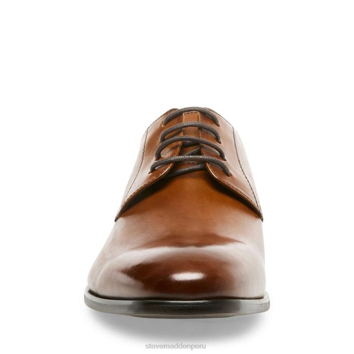 Steve Madden calzado hombres presa 4DZJ1045 cuero marrón