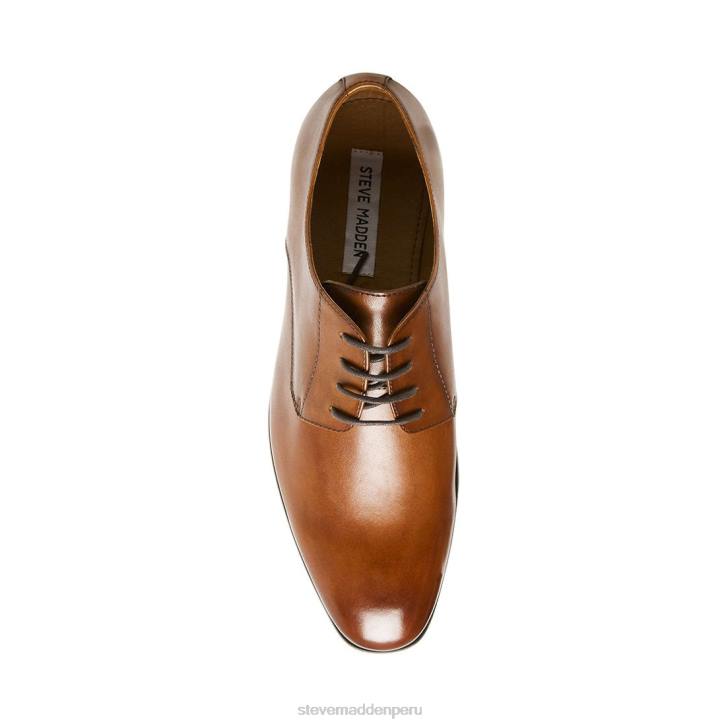 Steve Madden calzado hombres presa 4DZJ1045 cuero marrón