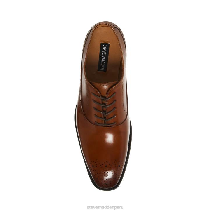 Steve Madden calzado hombres zate 4DZJ1054 cuero marrón