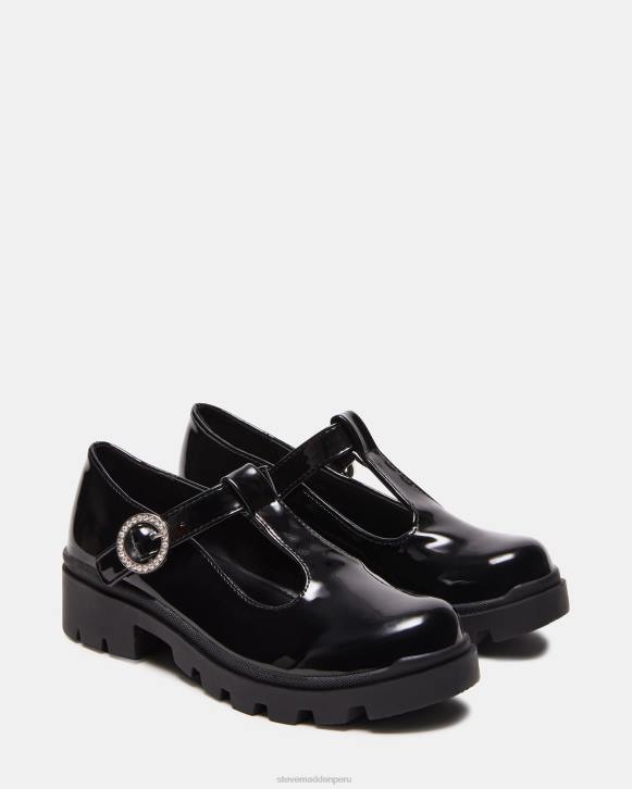 Steve Madden calzado niños jsuzey 4DZJ1113 charol negro